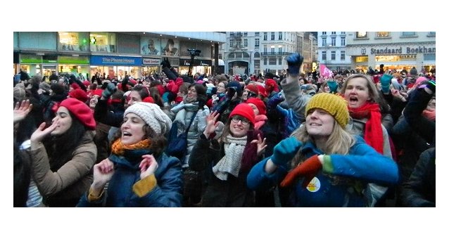One Billion Rising : énorme mobilisation à Bruxelles !