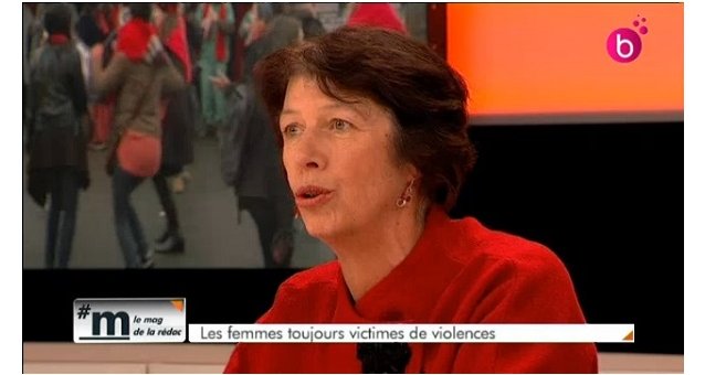 Colette De Troy, Directrice de l'Observatoire du LEF sur les violences envers les femmes, à Telebruxelles