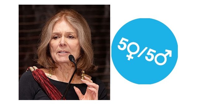 Gloria Steinem soutient la campagne 50/50