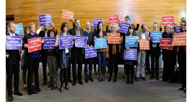 Members of the European Parliament show their concern about the Spanish Draft Bill on Abortion Right