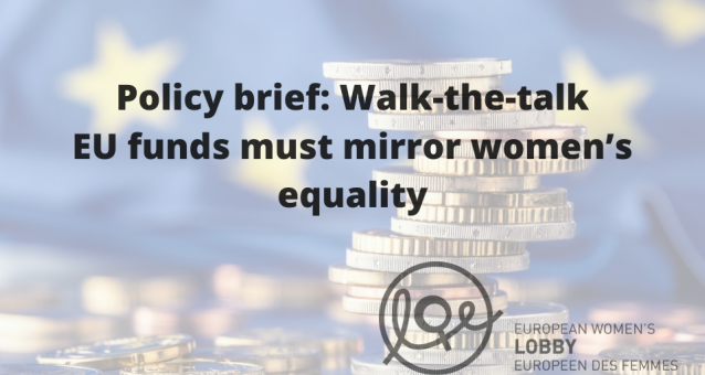 EWL policy brief: EU funds must mirror women's equality