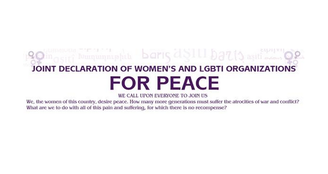 Joint declaration of women's & LGBTI organisations for peace