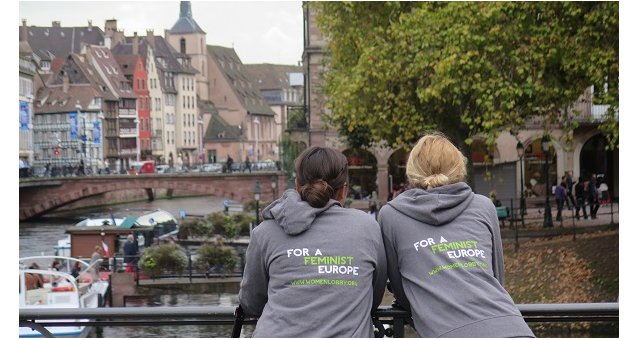 #EWLontheroad: overview of two days of activism in Strasbourg for a feminist Europe!
