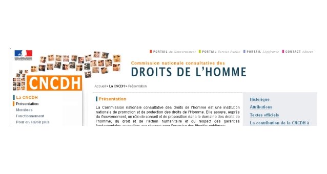 France - Les membres du LEF participent à la Commission nationale consultative des droits de l'homme