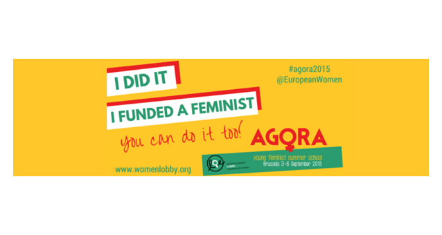 Fund a feminist now! // European Women's Lobby #agora2015
