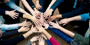 diversity hands together