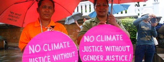 no climate justice without gender justice