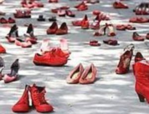 red shoes