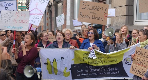 Demonstration abortion Poland Demonstration abortion Poland