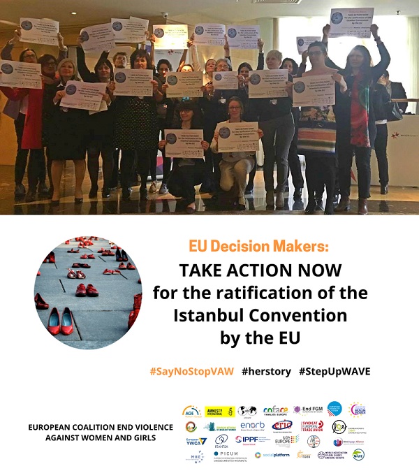 European Coalition to end VAWG action at the Maltese Conference