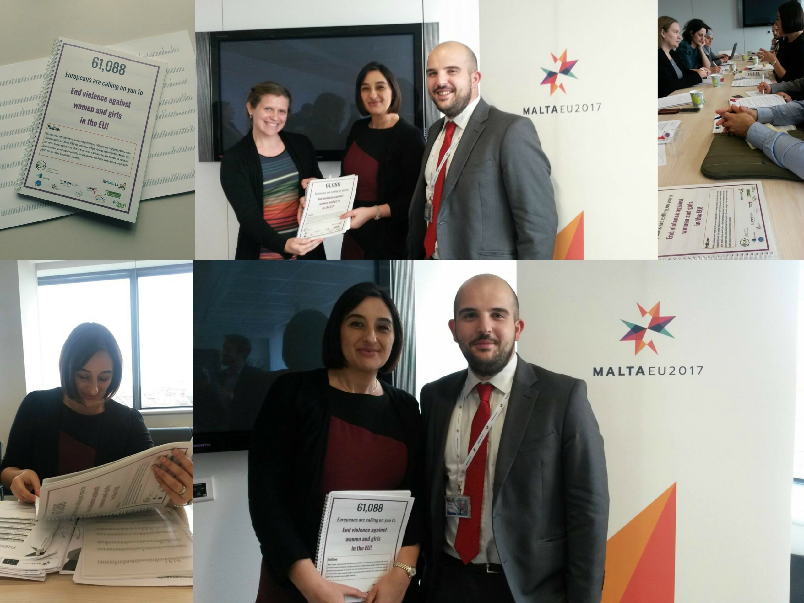 FREMP Rise up against violence Signatures