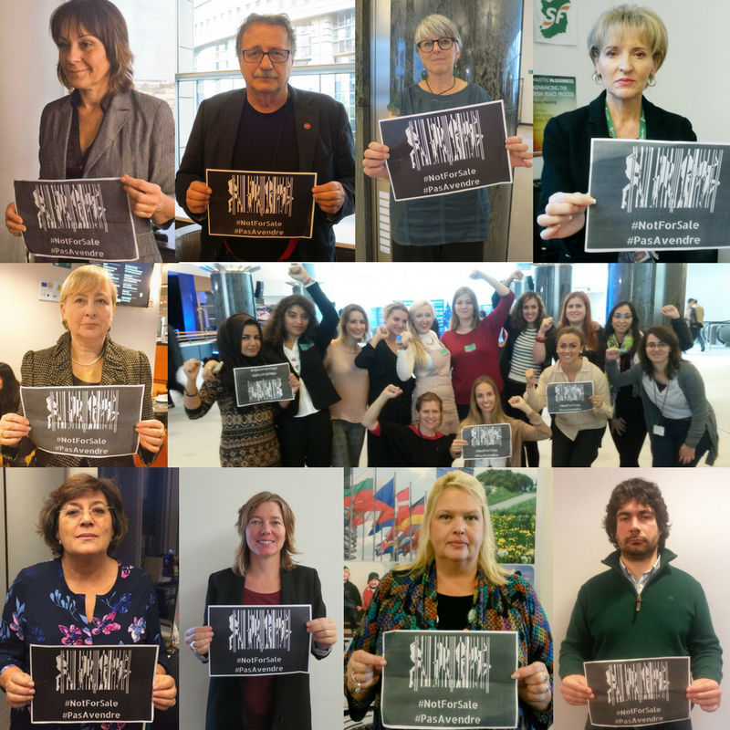 #notforsale meps & Youth4Abolition oct 2016 #notforsale meps & Youth4Abolition oct 2016