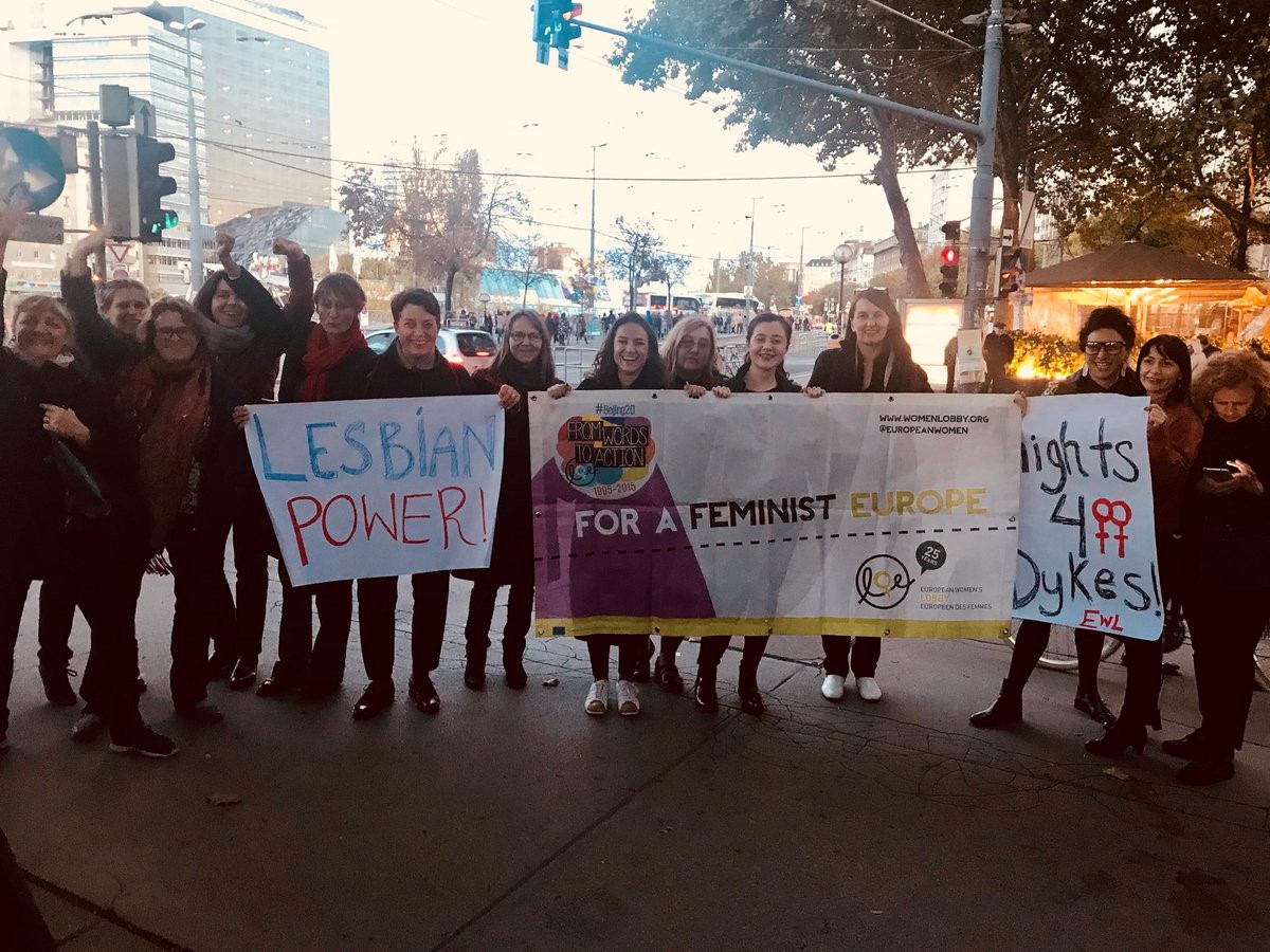 Arrived at the European Lesbian March Arrived at the European Lesbian March