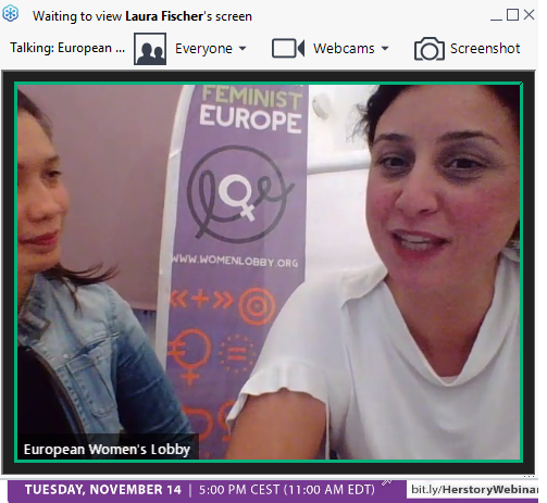 Google Fellow Giannina Raffo and EWL Programme Director Serap Altinisik