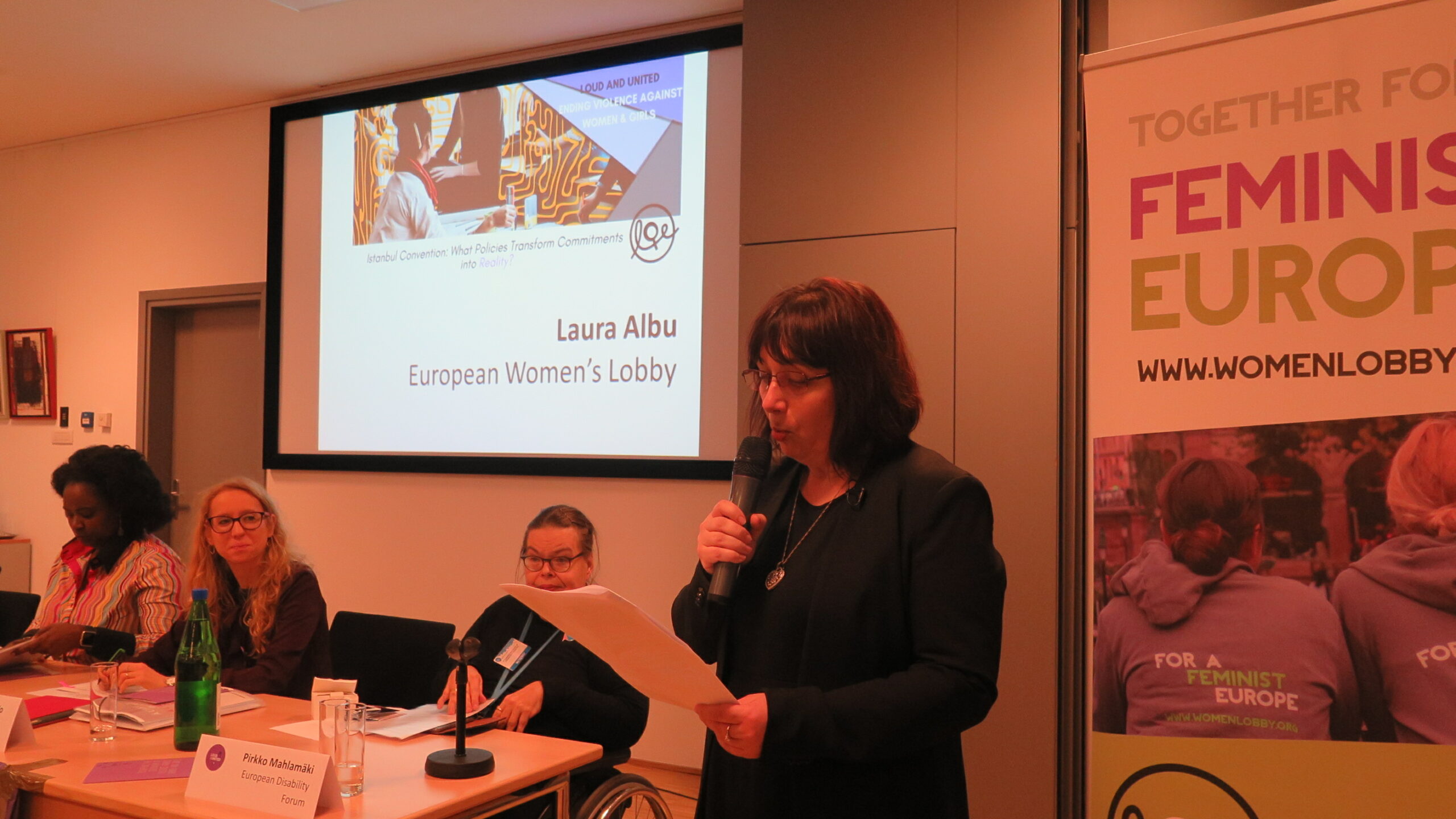 EWL Executive Committee Member, Laura Albu Opening Remarks