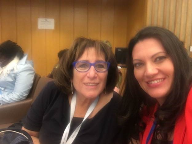Former EWL President Viviane Teitlebaum and Pinar Özcan EWL member from ETUC Former EWL President Viviane Teitlebaum and Pinar Özcan EWL member from ETUC