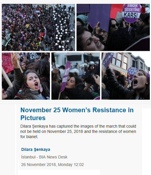 Turkey 25 November protests from bianet org Turkey 25 November protests from bianet org