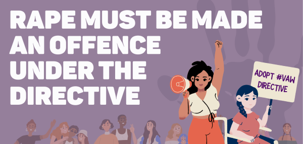Illustration of 2 women protesting